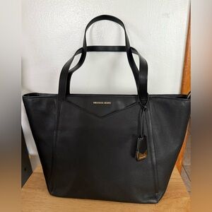 Michael Kors Black Structured Tote Bag